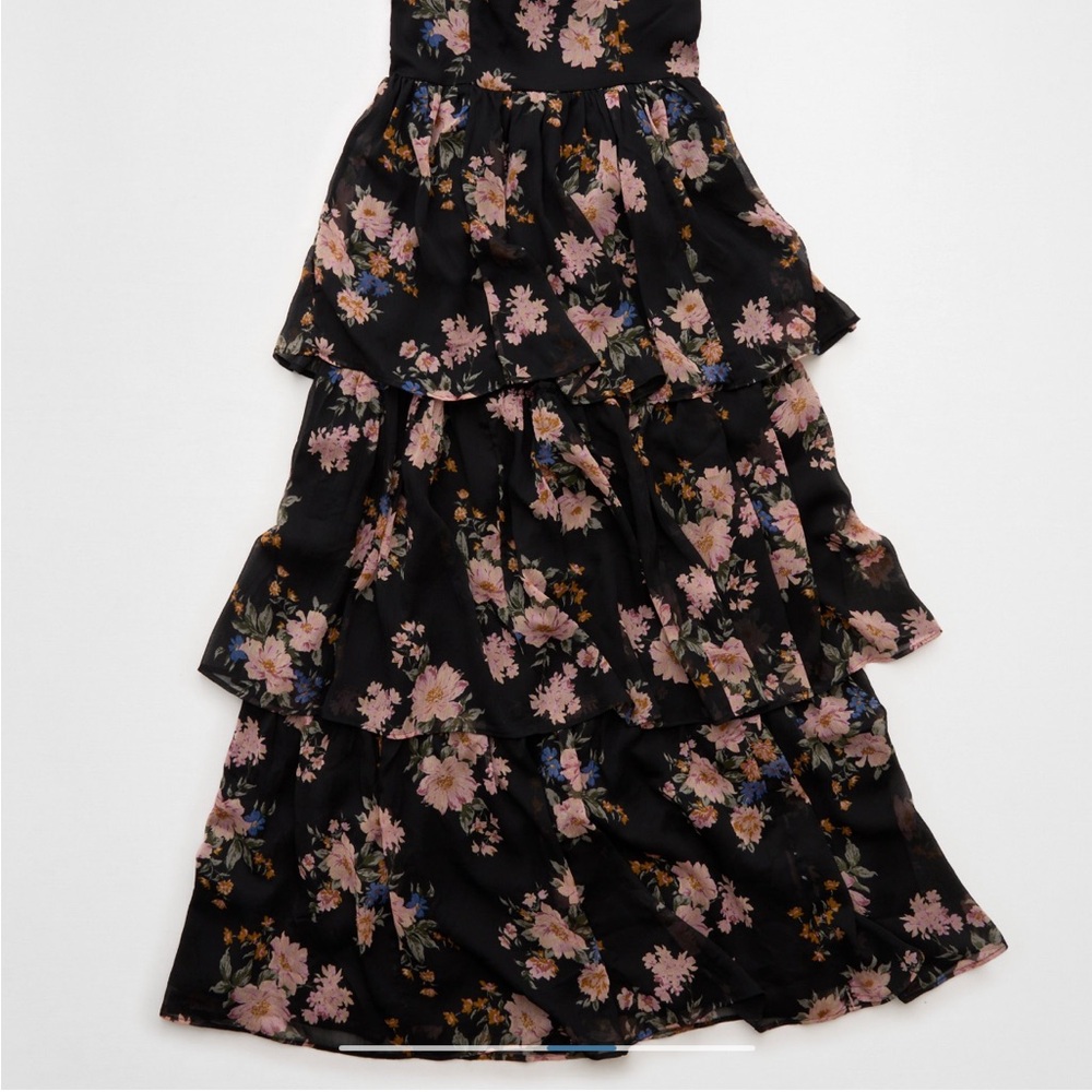 American Eagle Outfitters Black Floral Dress